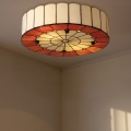BRILAGI - Tiffany loftlampe i farvet glas SIENNA 2xE27/60W/230V Ø 40 cm