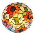 Brilagi - Tiffany-loftlampe i glas SUNFLOWER 2xE27/60W/230V Ø 40 cm