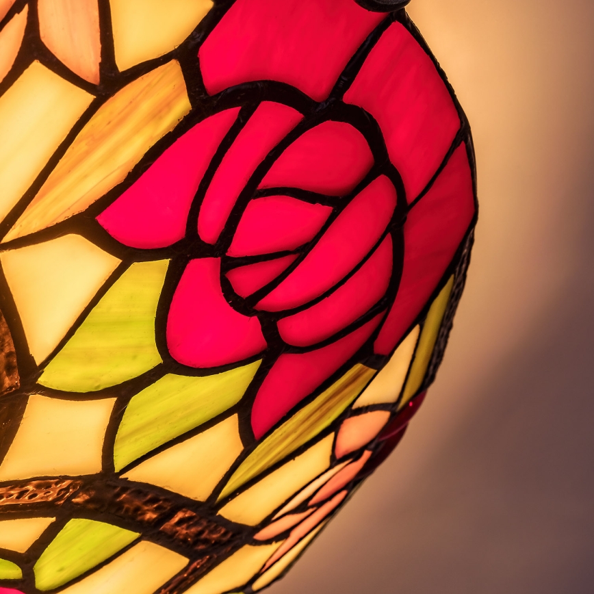 Brilagi - Tiffany-loftlampe i glasmosaik GARLAN 2xE27/60W/230V