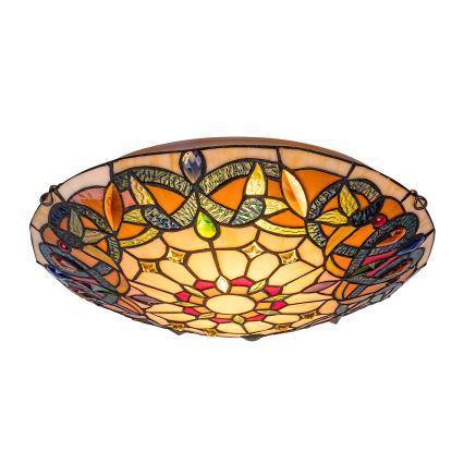 Brilagi - Tiffany-loftlampe LUISA 2xE27/60W/230V Ø 40 cm