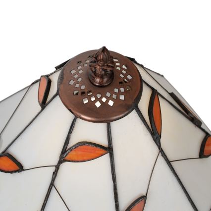 Brilagi - Tiffany-stil bordlampe i glasmosaik FOLIA 1xE27/60W/230V
