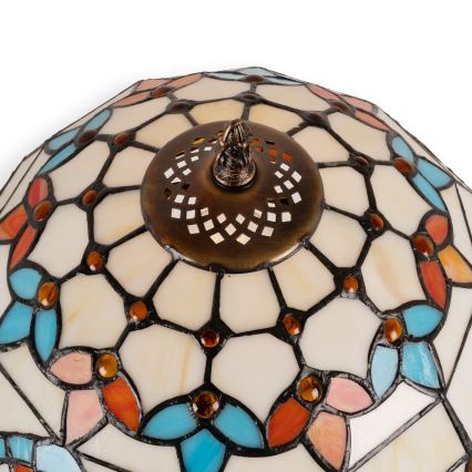 Brilagi - Tiffany-stil bordlampe MIRABELLA 1xE27/60W/230V + 1xE14/40W