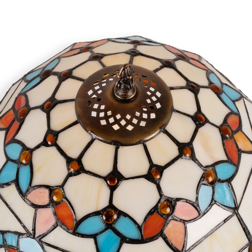 Brilagi - Tiffany-stil bordlampe MIRABELLA 1xE27/60W/230V + 1xE14/40W