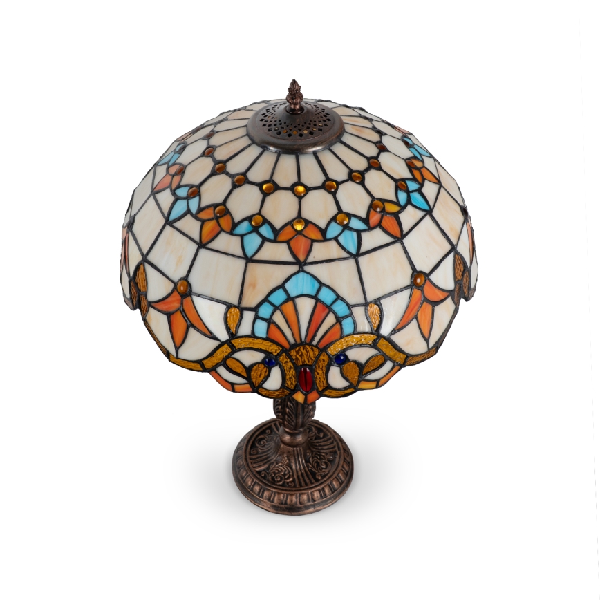 Brilagi - Tiffany-stil bordlampe MIRABELLA 2xE27/60W/230V
