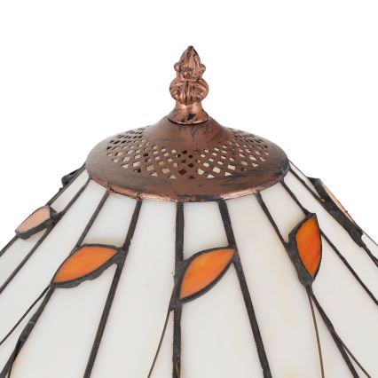 Brilagi - Tiffany-stil glasgulvlampe FOLIA 2xE27/60W/230V