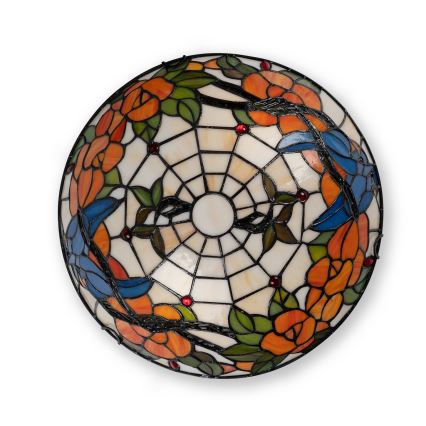 Brilagi - Tiffany-stil glasmosaik loftlampe JUNGLE 2xE27/60W/230V Ø 40 cm