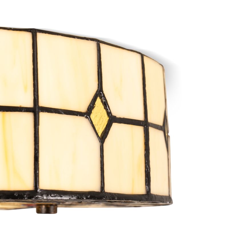 Brilagi - Tiffany-stil loftlampe FOLIA 3xE27/60W/230V Ø 40 cm