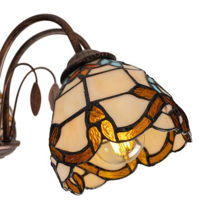 Brilagi - Tiffany-stil loftlampe MIRABELLA 5xE27/60W/230V Ø 60 cm