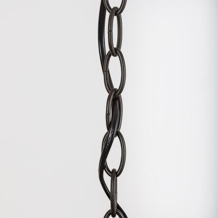 Brilagi - Tiffany-stil lysekrone i farvet glas på kæde MARGARET 2xE27/60W/230V