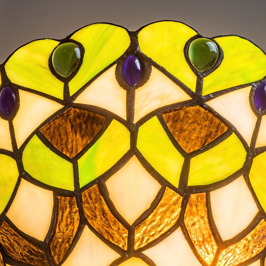 Brilagi - Tiffany-stil væglampe MARGARET 1xE27/40W/230V