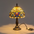 BRILAGI - Tiffany-vitrajl bordlampe LUISA 1xE14/40W/230V