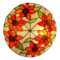 Brilagi - Tiffany-vitrajlamp SUNFLOWER 3xE27/60W/230V Ø 40 cm