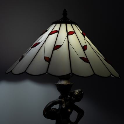 Brilagi - Tiffany-vitrajlampe FOLIA 1xE27/60W/230V