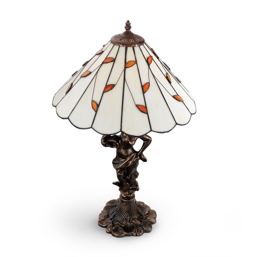 Brilagi - Tiffany-vitrajlampe FOLIA 1xE27/60W/230V