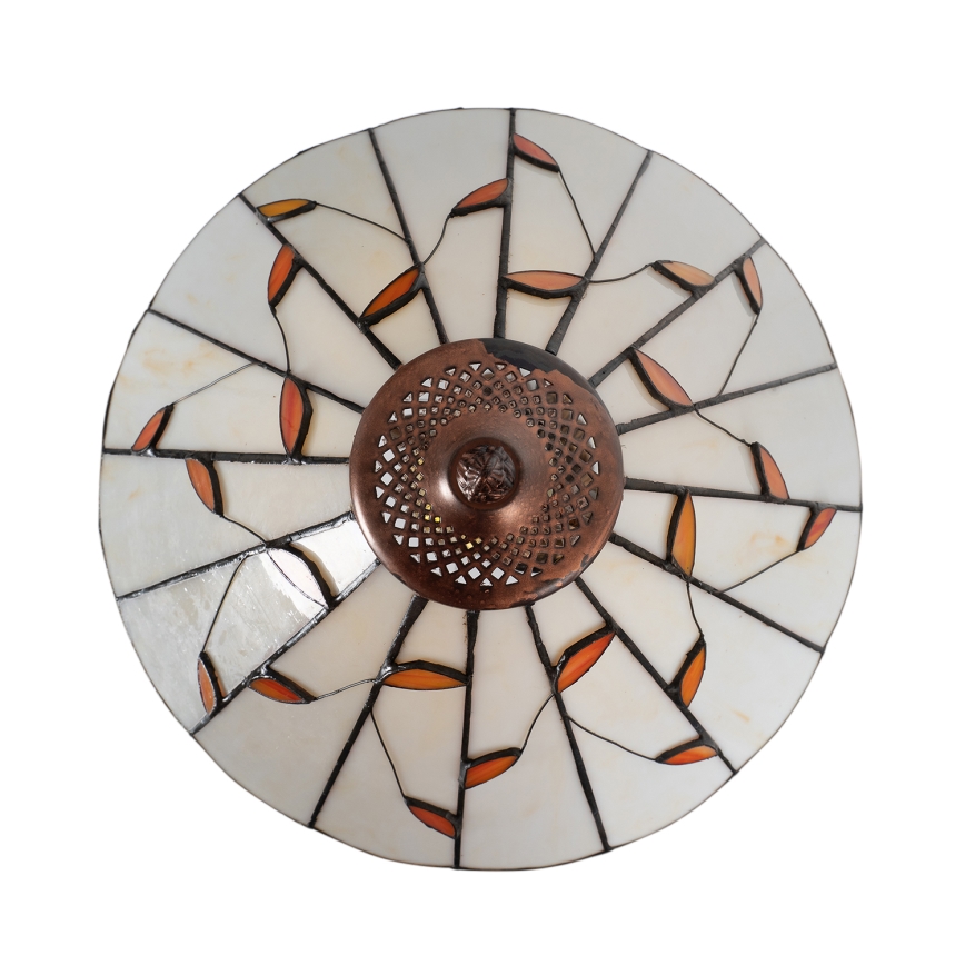 Brilagi - Tiffany-vitrajlampe FOLIA 1xE27/60W/230V