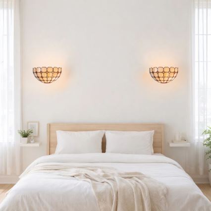 Brilagi - Tiffany-væglampe DORAN 1xE14/40W/230V