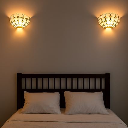 Brilagi - Tiffany-væglampe DORAN 1xE14/40W/230V