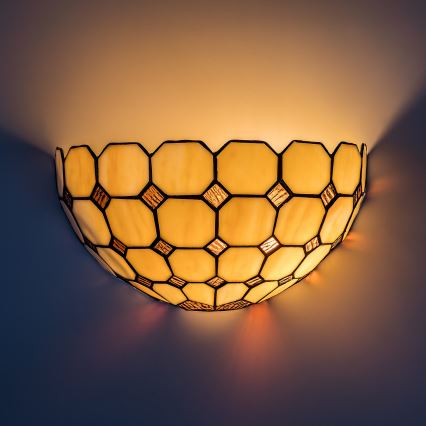 Brilagi - Tiffany-væglampe DORAN 1xE14/40W/230V