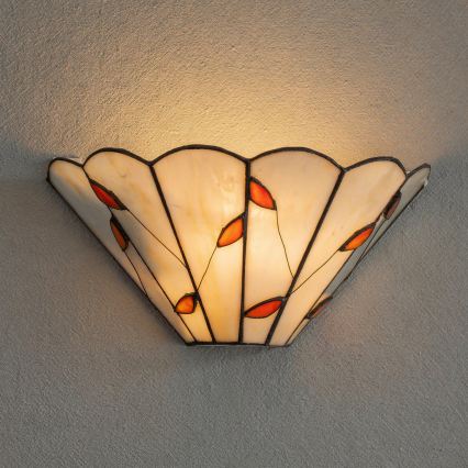 Brilagi - Tiffany-væglampe FOLIA 1xE14/40W/230V