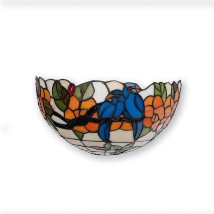 Brilagi - Tiffany væglampe i farvet glas JUNGLE 1xE14/40W/230V