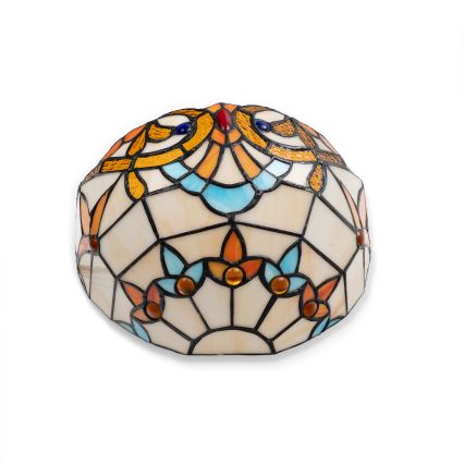 Brilagi - Tiffany-væglampe i farvet glas MIRABELLA 1xE14/40W/230V