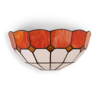Brilagi - Tiffany-væglampe i farvet glas SIENNA 1xE14/40W/230V