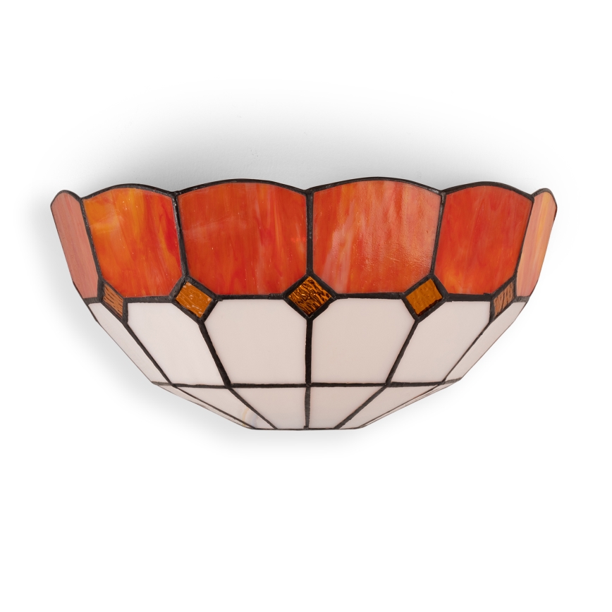 Brilagi - Tiffany-væglampe i farvet glas SIENNA 1xE14/40W/230V