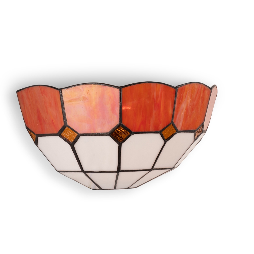 Brilagi - Tiffany-væglampe i farvet glas SIENNA 1xE14/40W/230V
