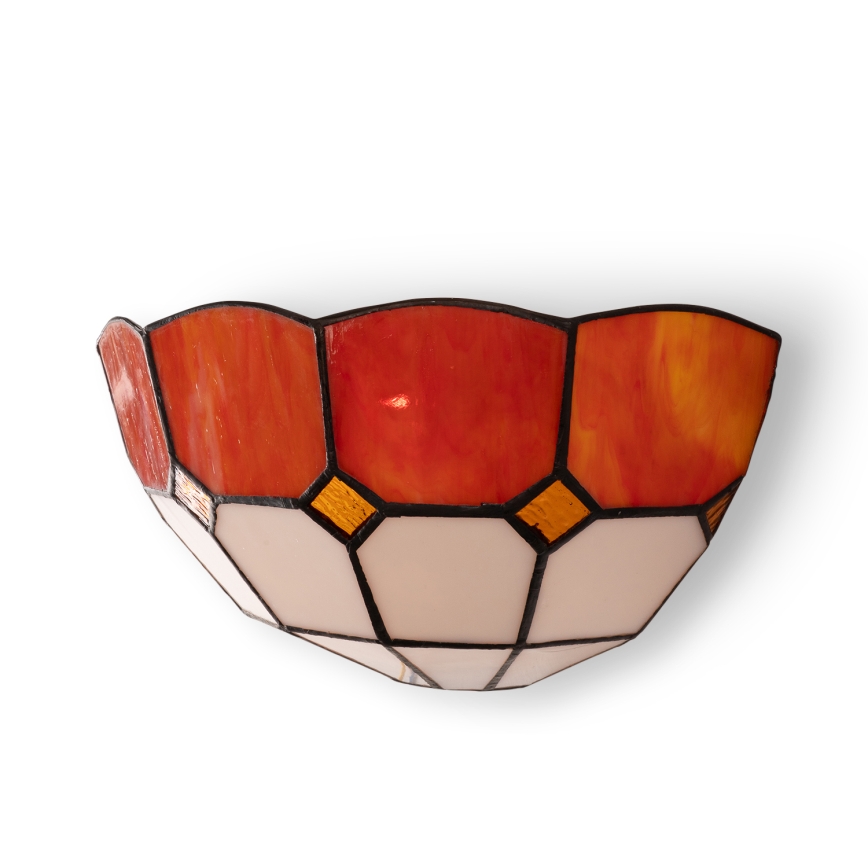 Brilagi - Tiffany-væglampe i farvet glas SIENNA 1xE14/40W/230V