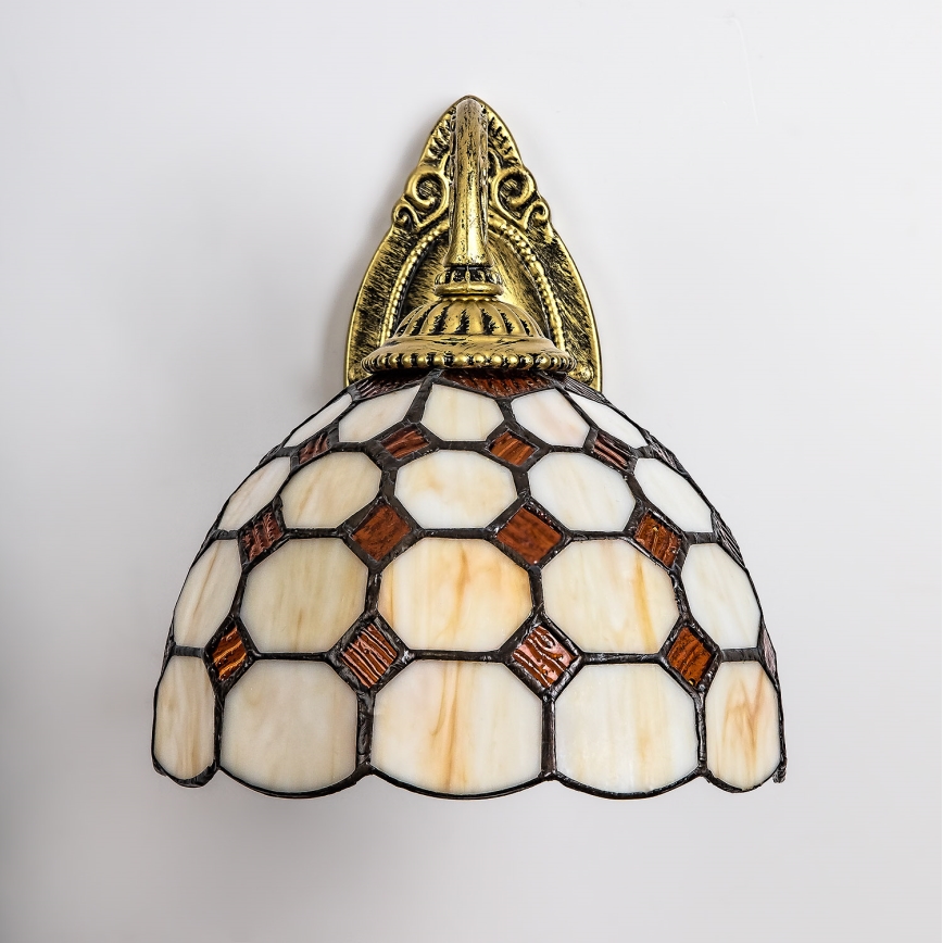 Brilagi - Tiffany-væglampe i glas DORAN 1xE27/40W/230V