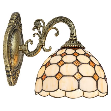 Brilagi - Tiffany-væglampe i glas DORAN 1xE27/40W/230V