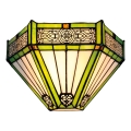 BRILAGI - Tiffany væglampe i mosaikglas EMERALD 1xE14/40W/230V