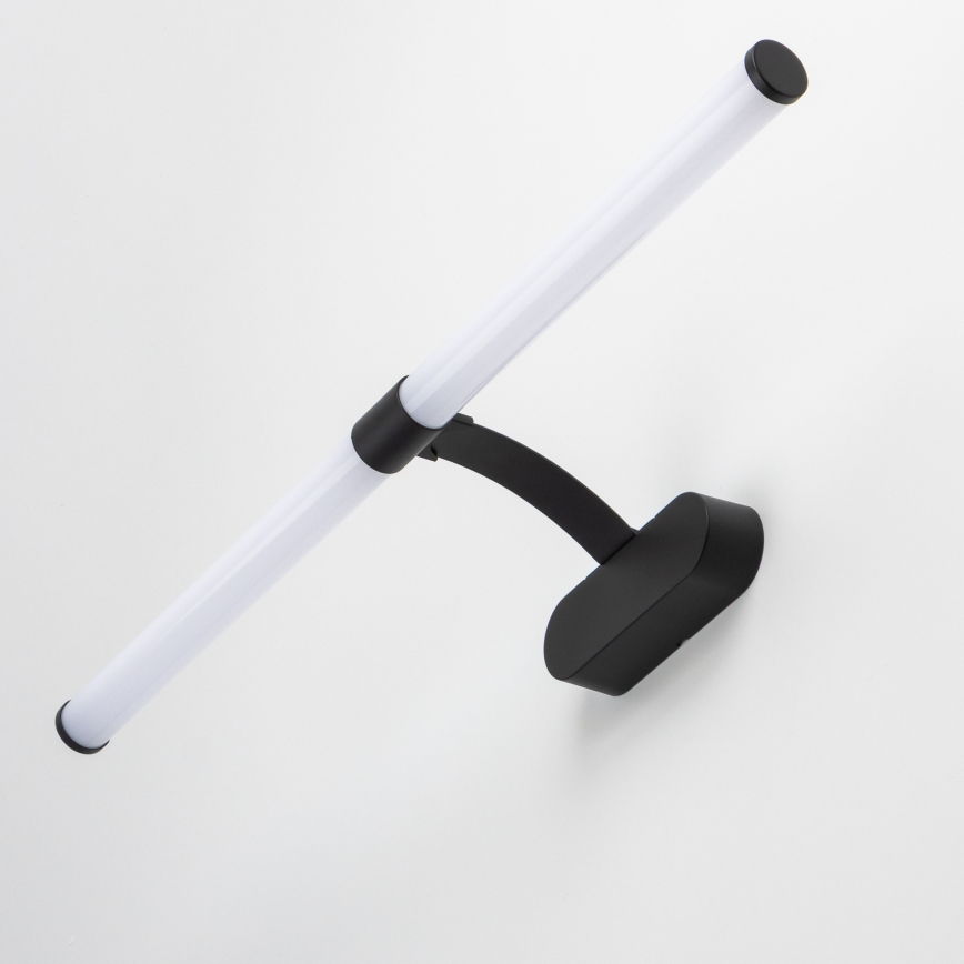 Brilagi - LED-belysning til badeværelsesspejl 2-i-1 TUBEO LED/8W/230V 60 cm IP44 sort