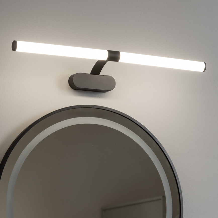 Brilagi - LED-belysning til badeværelsesspejl 2-i-1 TUBEO LED/8W/230V 60 cm IP44 sort