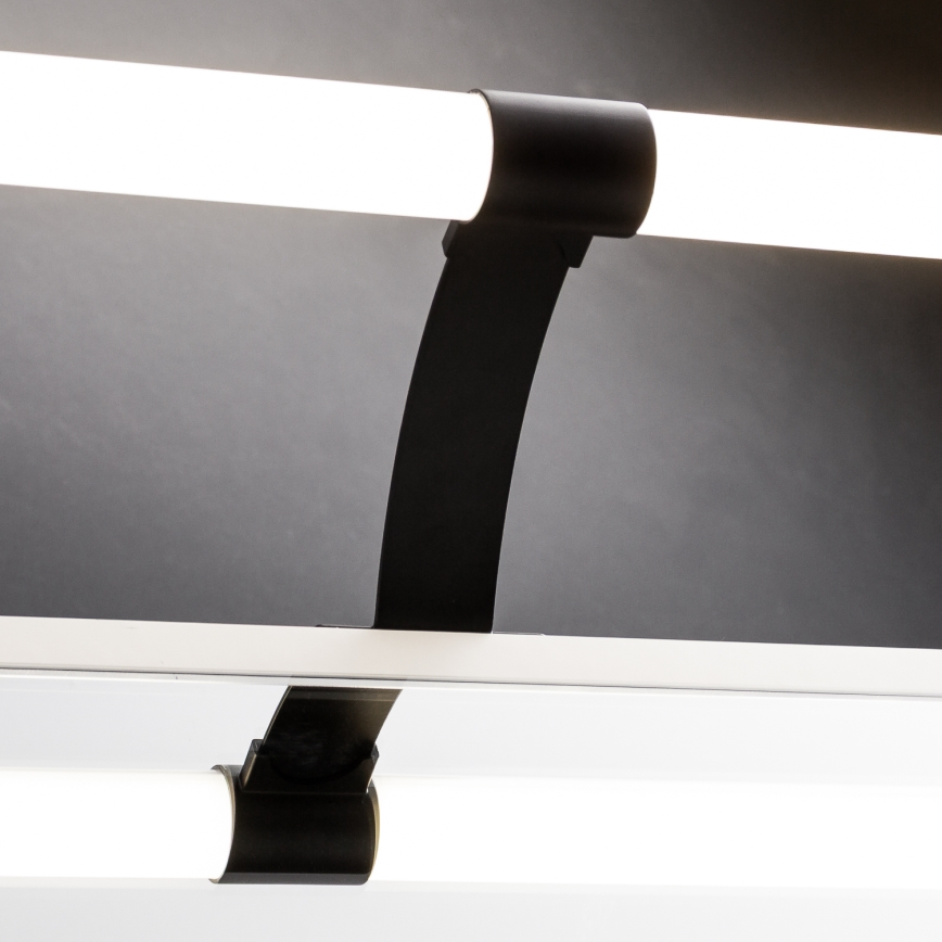 Brilagi - LED-belysning til badeværelsesspejl 2-i-1 TUBEO LED/8W/230V 60 cm IP44 sort