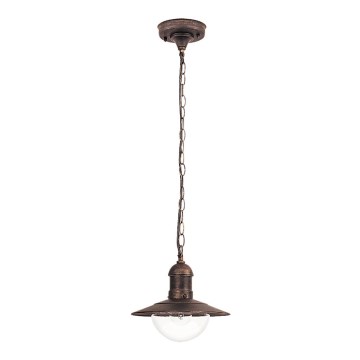 Brilagi - Udendørs hængelampe MOLDE 1xE27/60W IP44 bronze/patina