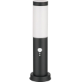 Brilagi - Udendørs lampe med sensor 1xE27/15W/230V 40 cm IP44 sort