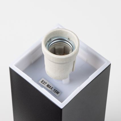 Brilagi - Udendørs lampe med sensor NOVA 1xE27/15W/230V 40 cm IP44 sort