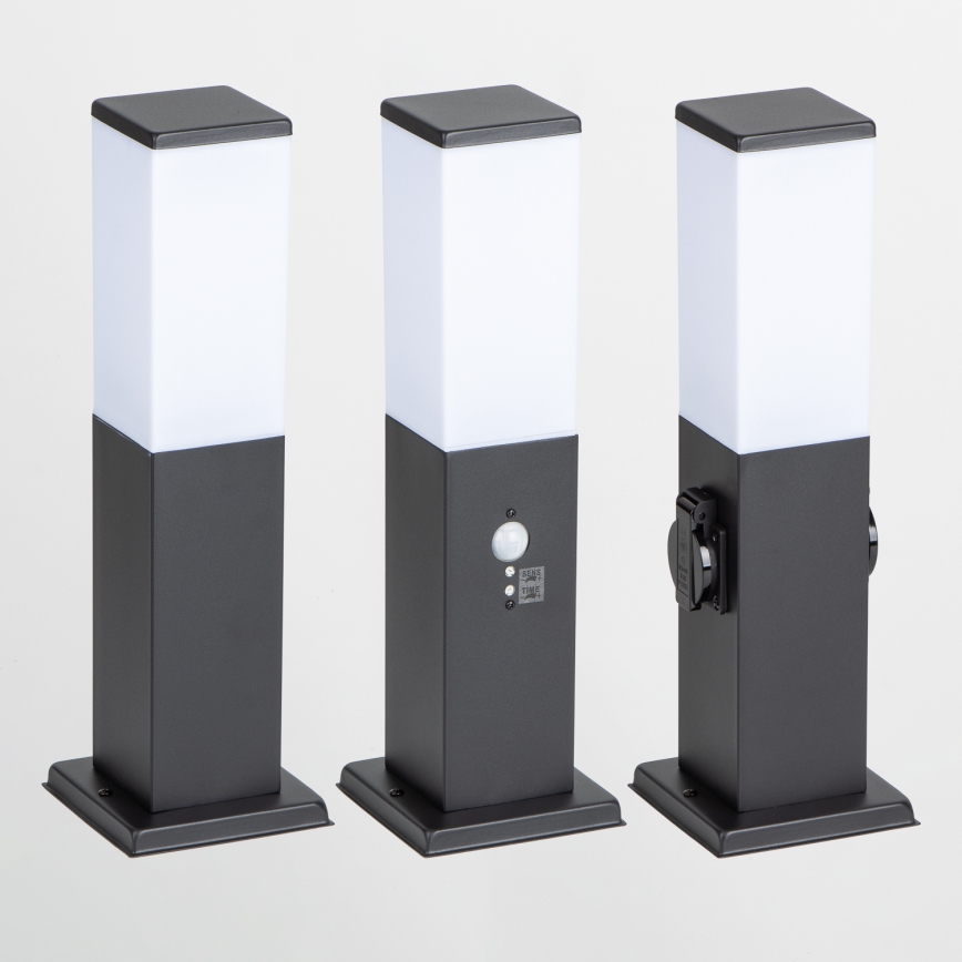 Brilagi - Udendørs lampe med sensor NOVA 1xE27/15W/230V 40 cm IP44 sort