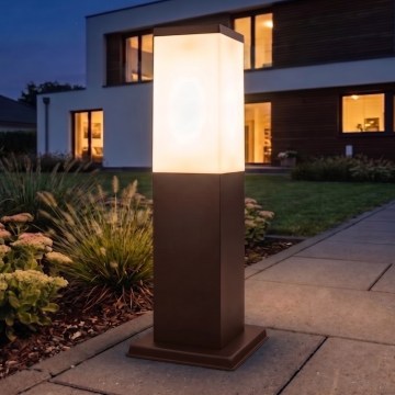 Brilagi - Udendørs lampe NOVA 1xE27/15W/230V 40 cm IP44 brun