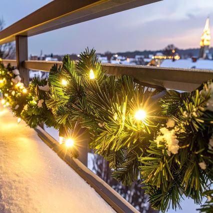 Brilagi - Udendørs LED-juledekoration GUIRLANDE LED/3xAA 300 cm IP44