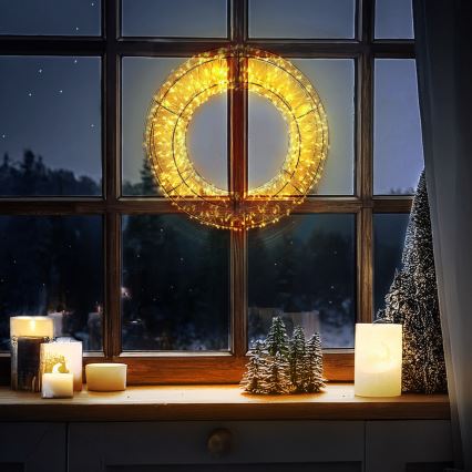 Brilagi - Udendørs LED Julekrans 480xLED/230V IP44