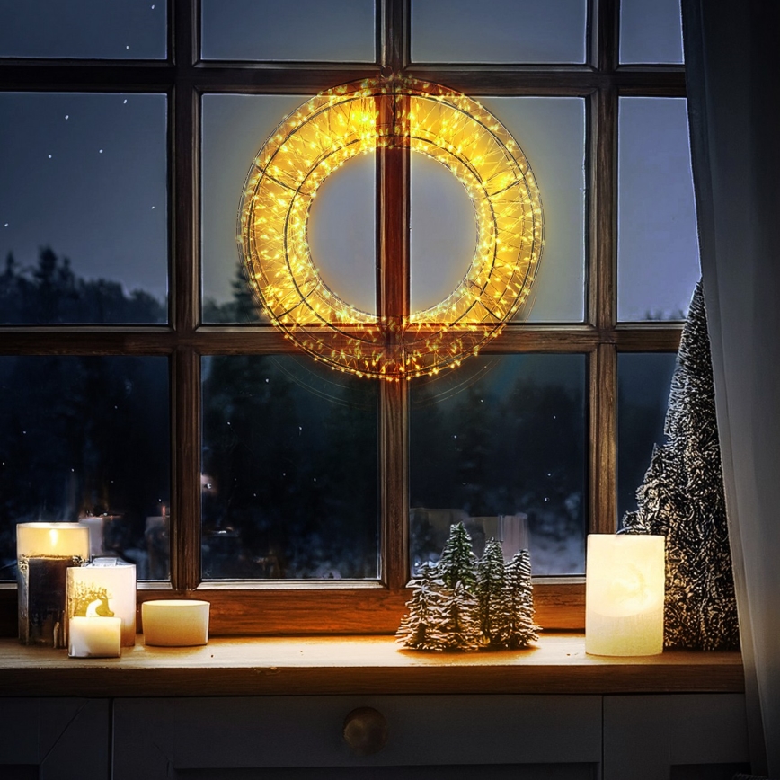 Brilagi - Udendørs LED Julekrans 480xLED/230V IP44