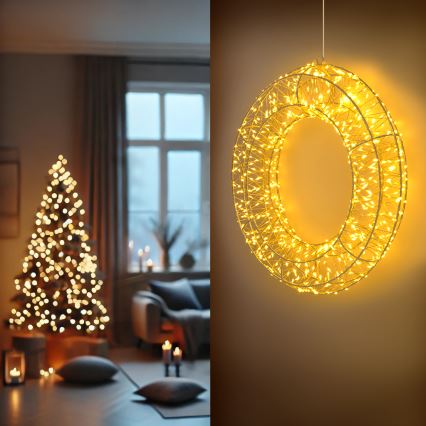 Brilagi - Udendørs LED Julekrans 480xLED/230V IP44