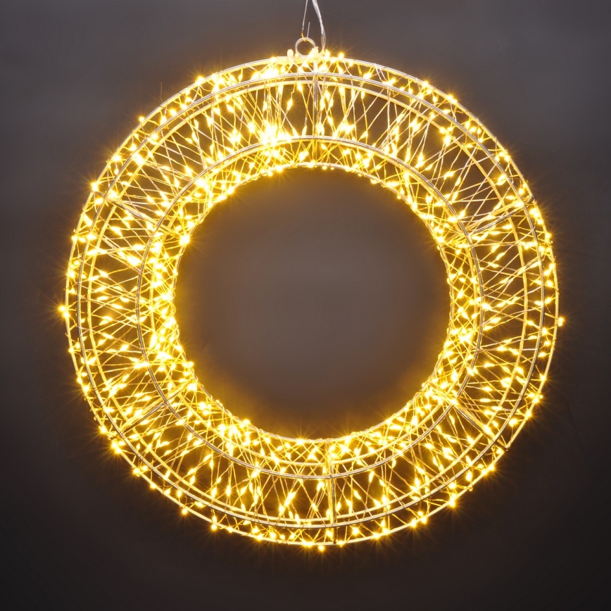 Brilagi - Udendørs LED Julekrans 480xLED/230V IP44