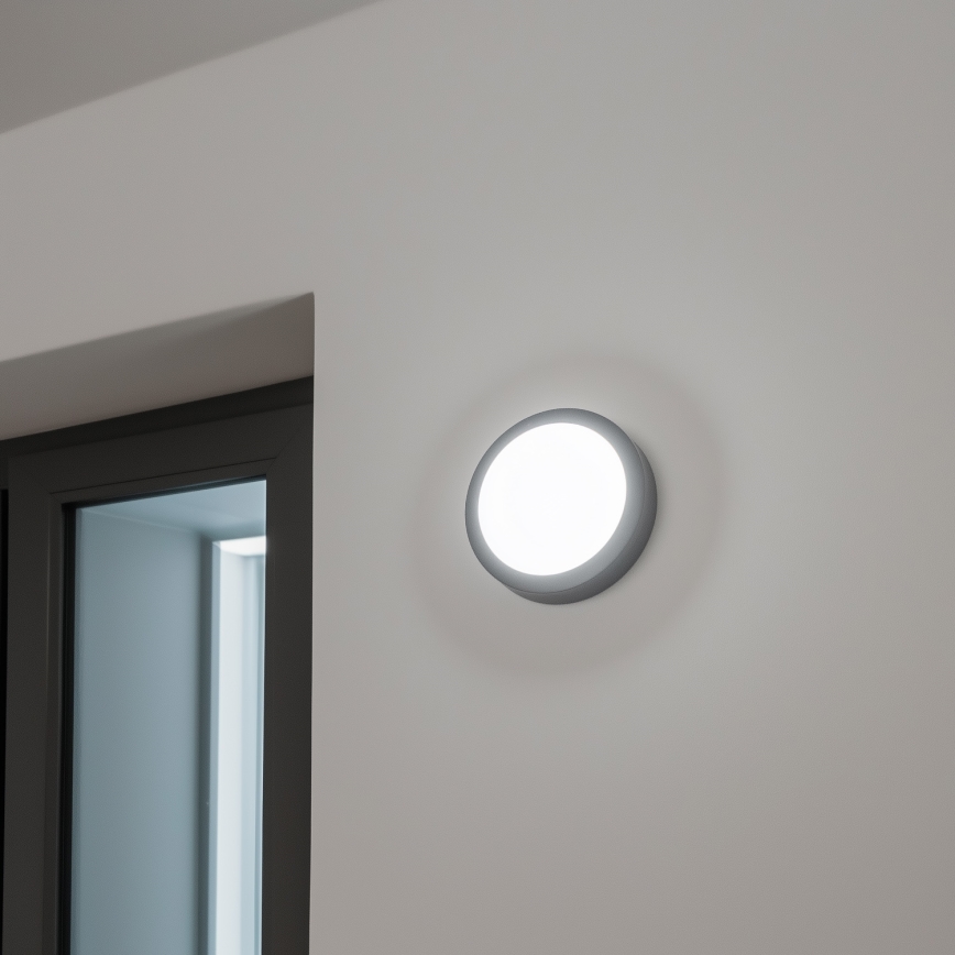 Brilagi - Udendørs LED loftlampe LED/13W/230V diameter 17 cm IP54 antracit