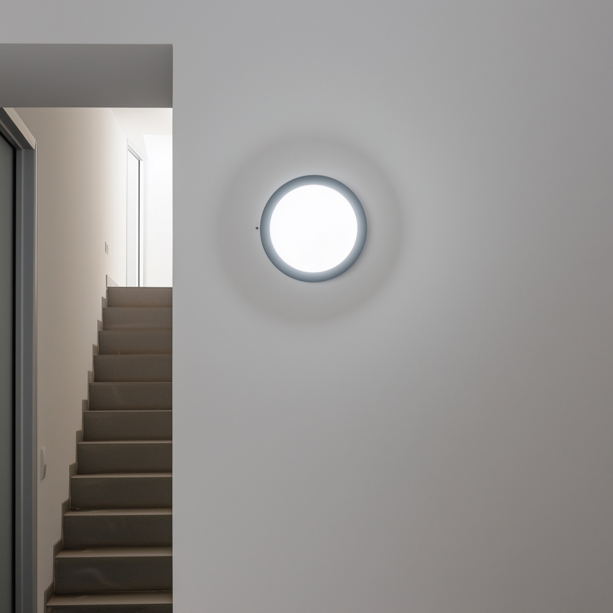 Brilagi - Udendørs LED loftlampe LED/13W/230V diameter 17 cm IP54 antracit