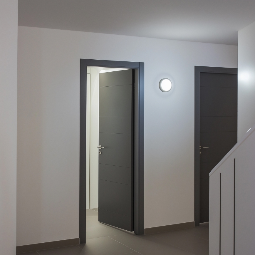 Brilagi - Udendørs LED loftlampe LED/13W/230V diameter 17 cm IP54 antracit