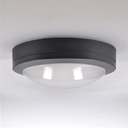 Brilagi - Udendørs LED loftlampe LED/13W/230V diameter 17 cm IP54 antracit