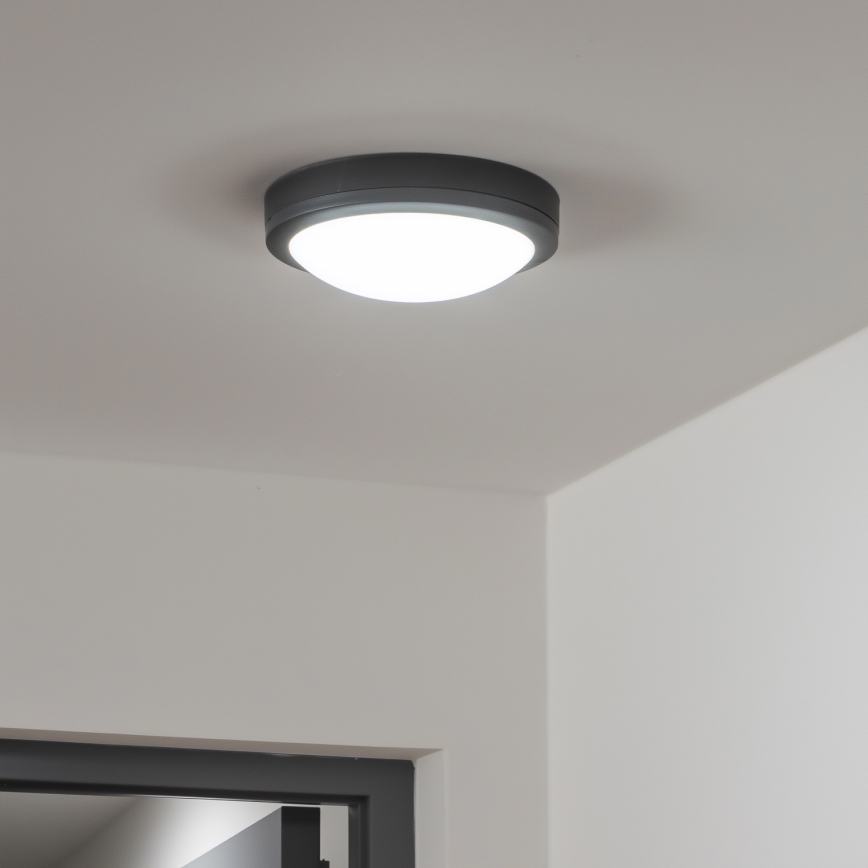 Brilagi - Udendørs LED loftlampe LED/20W/230V diameter 23 cm IP54 antracit
